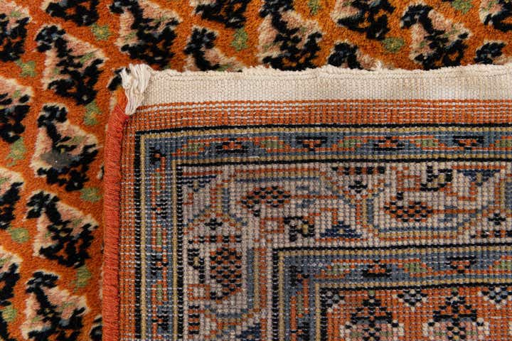 2' 4 x 4' 7 Hand Knotted Mir Wool Runner Rug