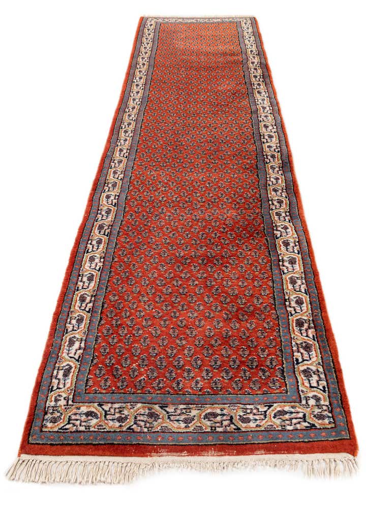 2' 8 x 11' 4 Hand Knotted Mir Wool Runner Rug