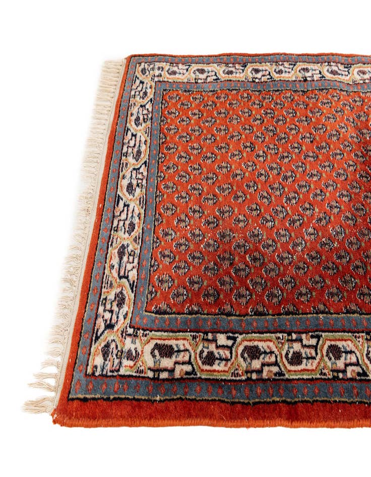 Detail image of 2' 8 x 11' 4  Hand Knotted Mir Wool Runner Rug