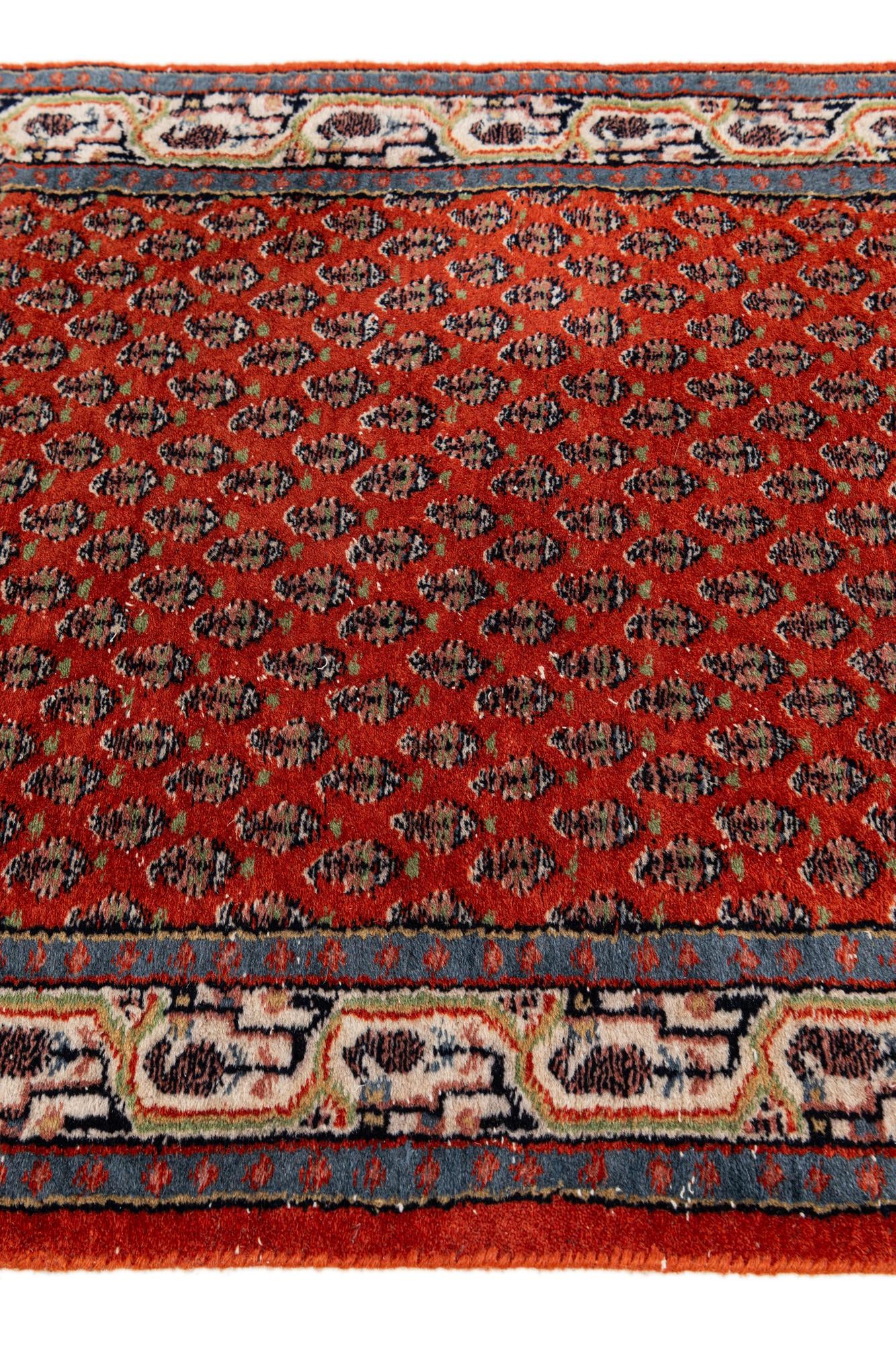 2' 8 x 11' 4 Hand Knotted Mir Wool Runner Rug