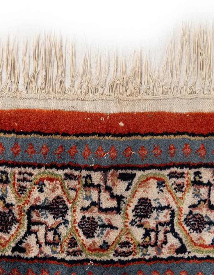 Detail image of 2' 8 x 11' 4  Hand Knotted Mir Wool Runner Rug