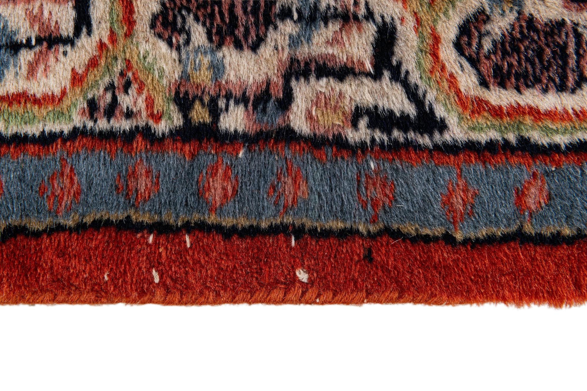 2' 8 x 11' 4 Hand Knotted Mir Wool Runner Rug