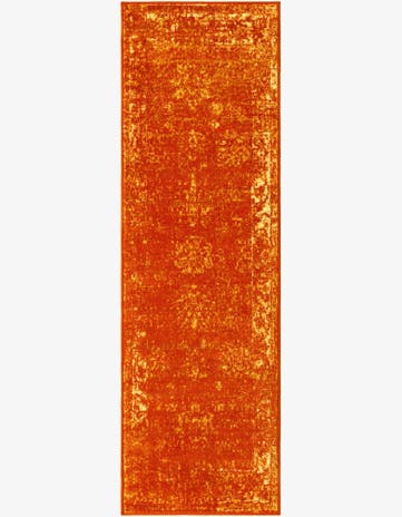 Orange Monaco Runner Rug