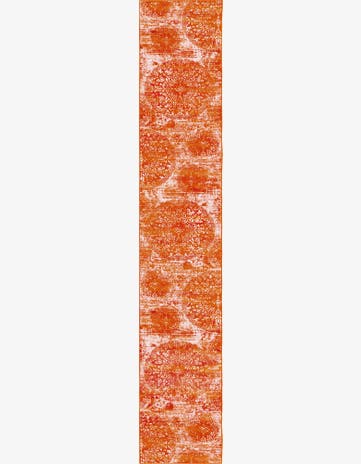 Orange Monaco Runner Rug