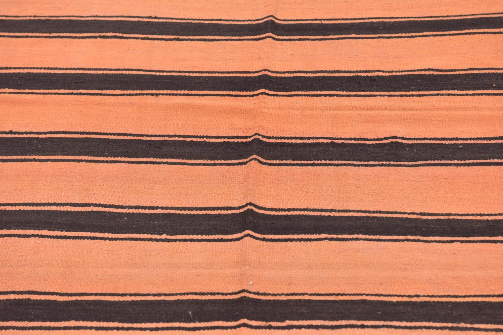 5' 8 x 13' Hand Knotted Moroccan Wool Runner Rug