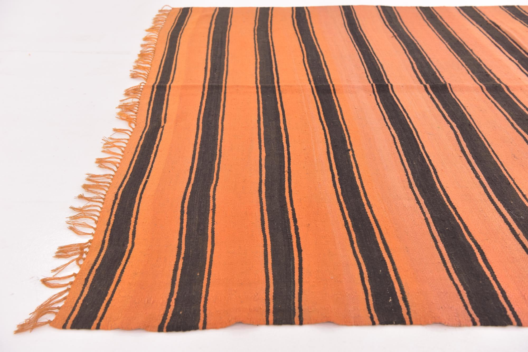 5' 8 x 13' Hand Knotted Moroccan Wool Runner Rug