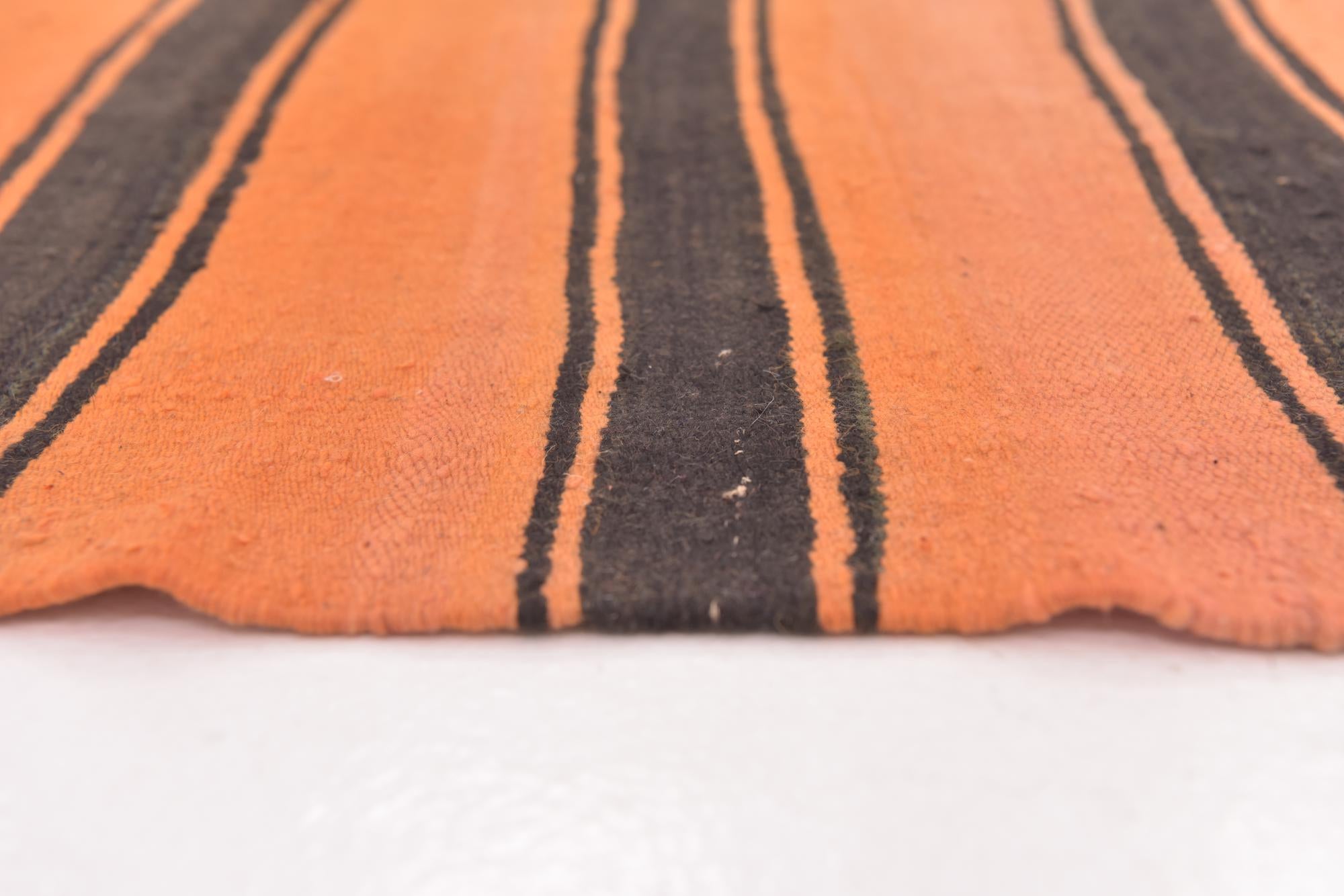5' 8 x 13' Hand Knotted Moroccan Wool Runner Rug