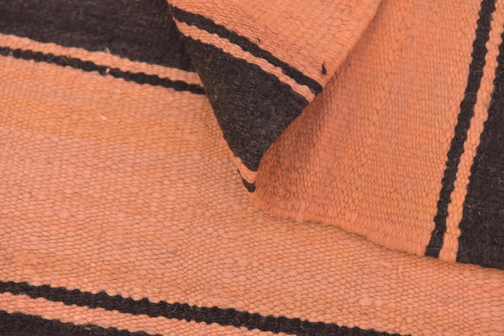 5' 8 x 13' Hand Knotted Moroccan Wool Runner Rug