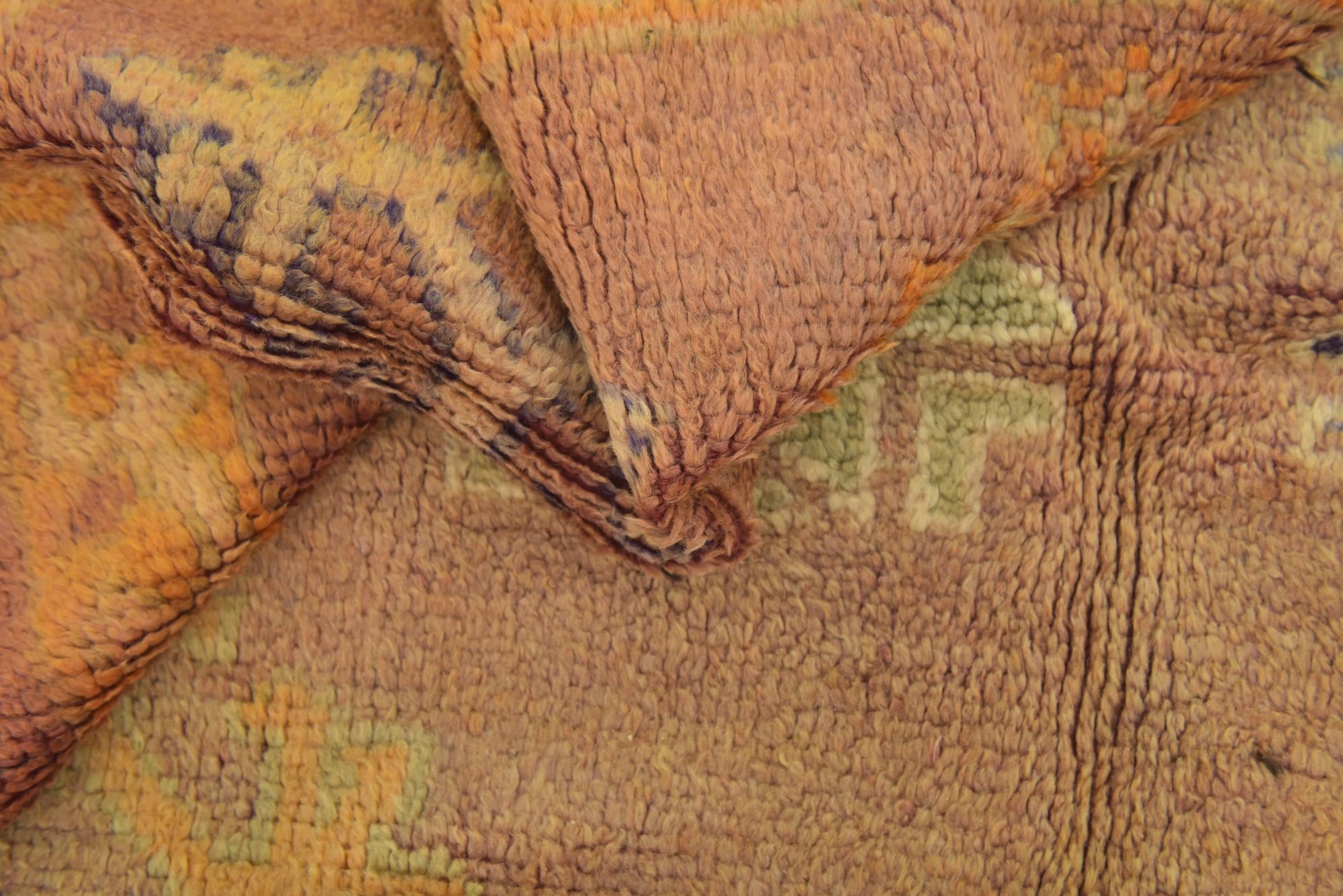 5' 10 x 15' Hand Knotted Moroccan Wool Runner Rug