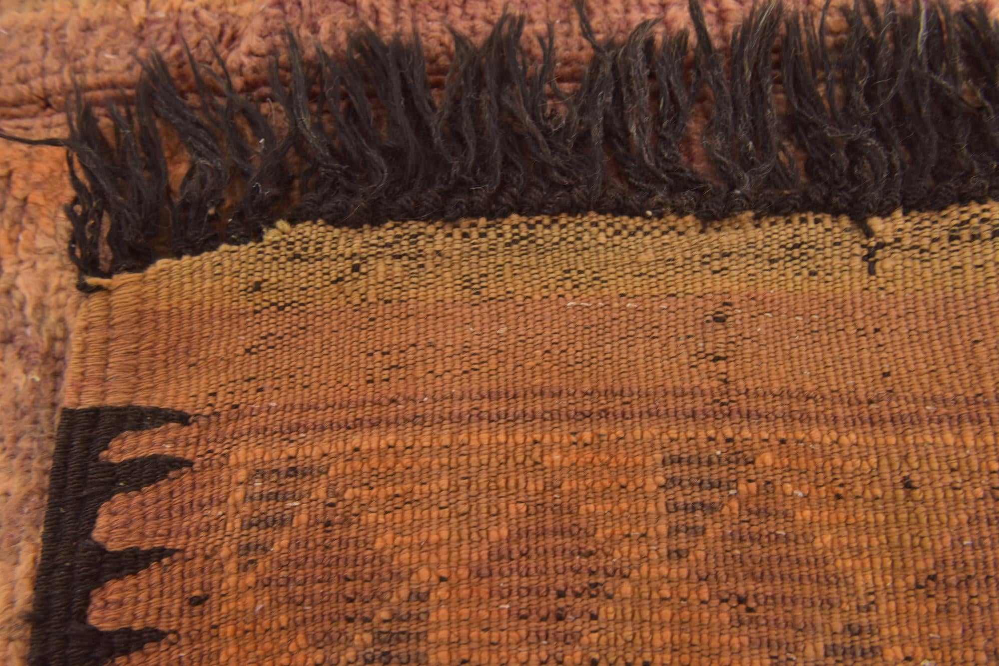 5' 7 x 10' 10 Hand Knotted Moroccan Wool Runner Rug