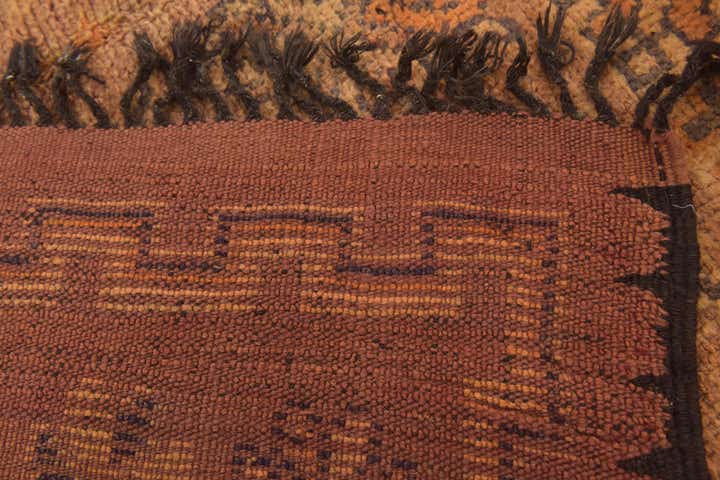 6' x 11' 2 Hand Knotted Moroccan Wool Runner Rug