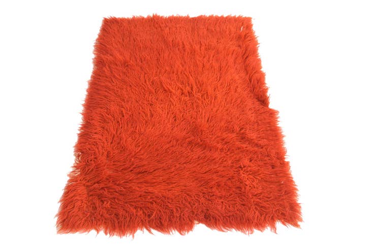Detail image of 2' 6 x 4' Hand Knotted Moroccan Wool Runner Rug