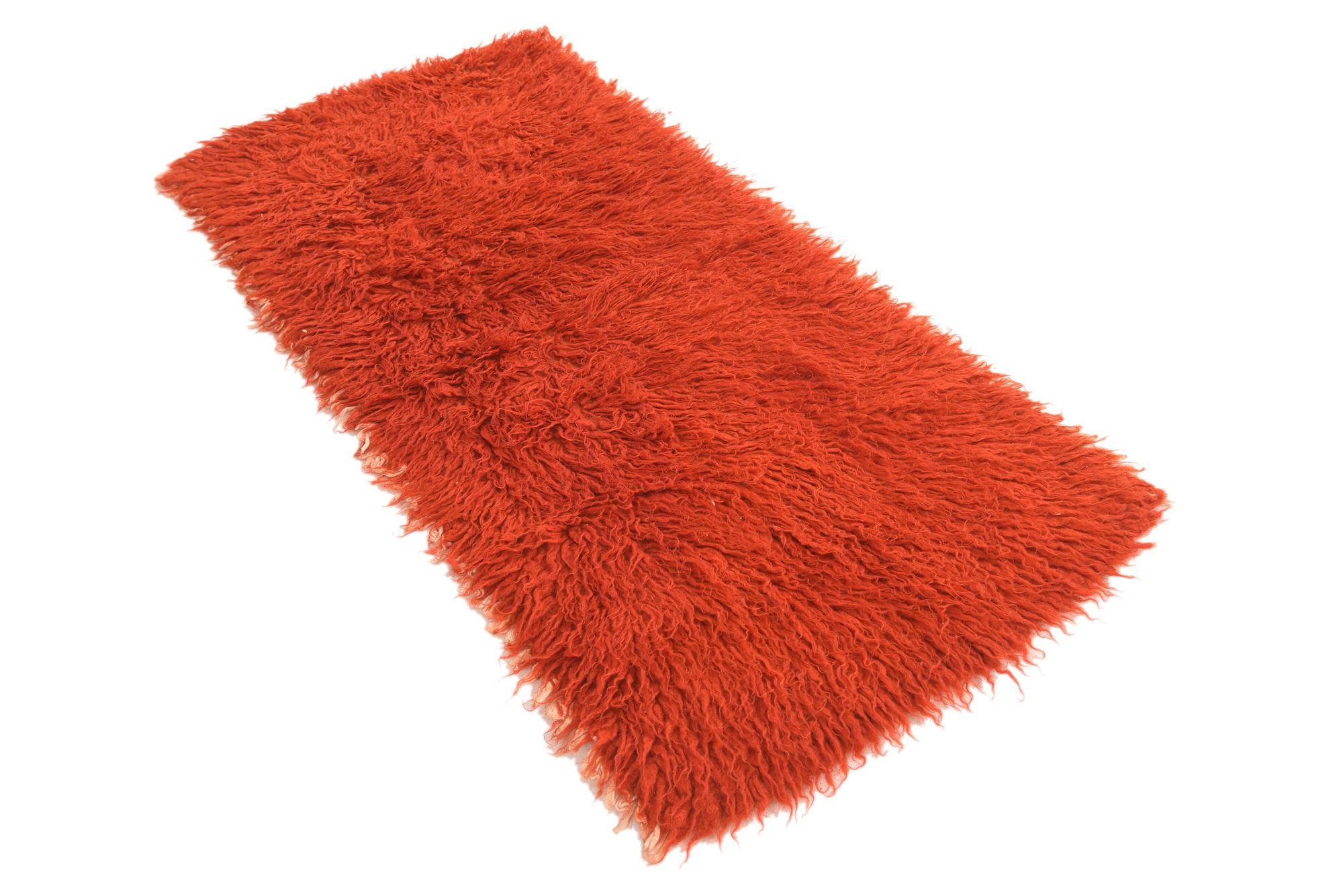 2' 5 x 5' 2 Hand Knotted Moroccan Wool Runner Rug