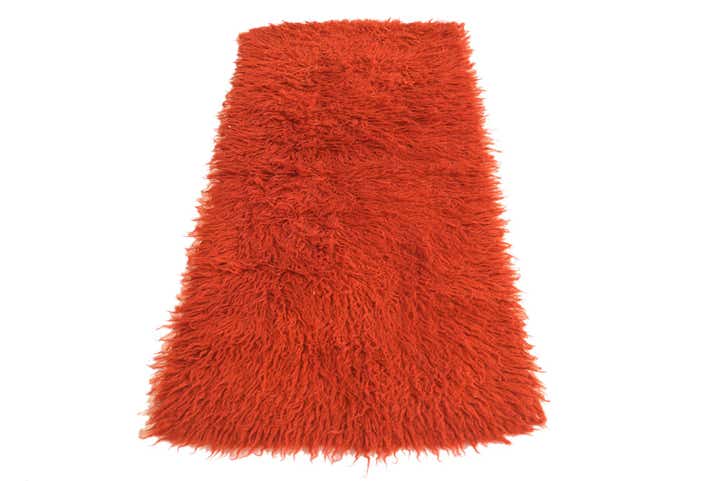 2' 5 x 5' 2 Hand Knotted Moroccan Wool Runner Rug