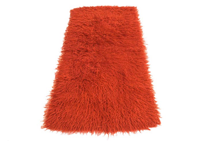 Detail image of 2' 5 x 5' 2 Hand Knotted Moroccan Wool Runner Rug