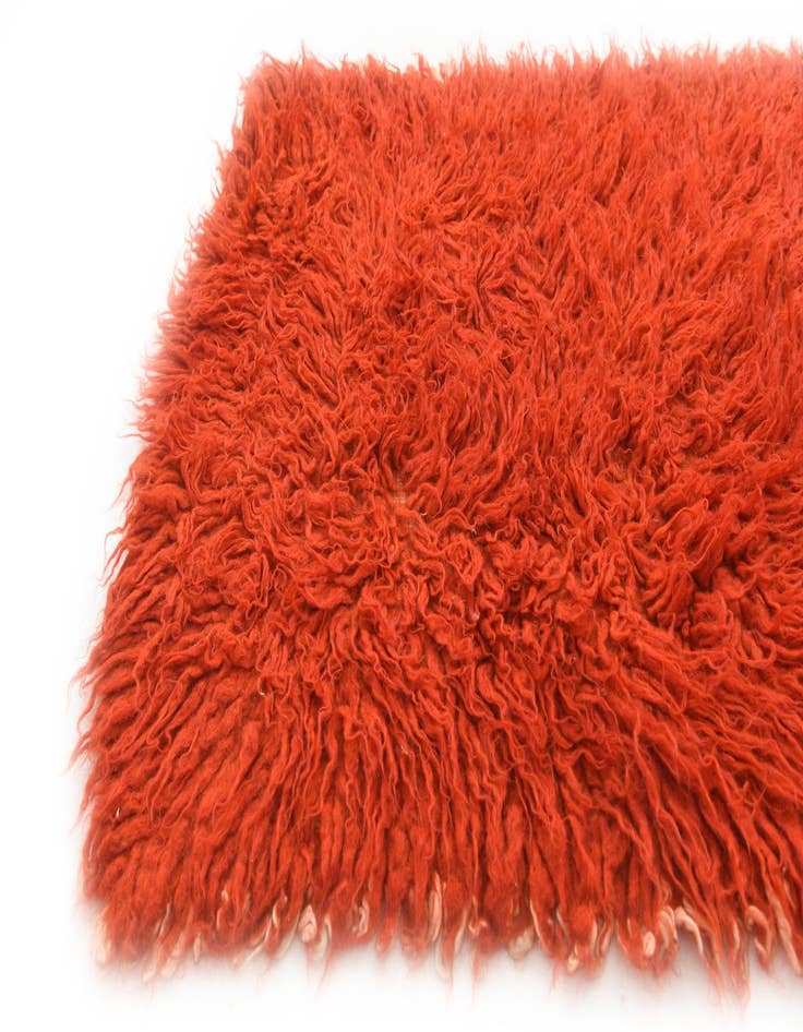 Detail image of 2' 5 x 5' 2  Hand Knotted Moroccan Wool Runner Rug