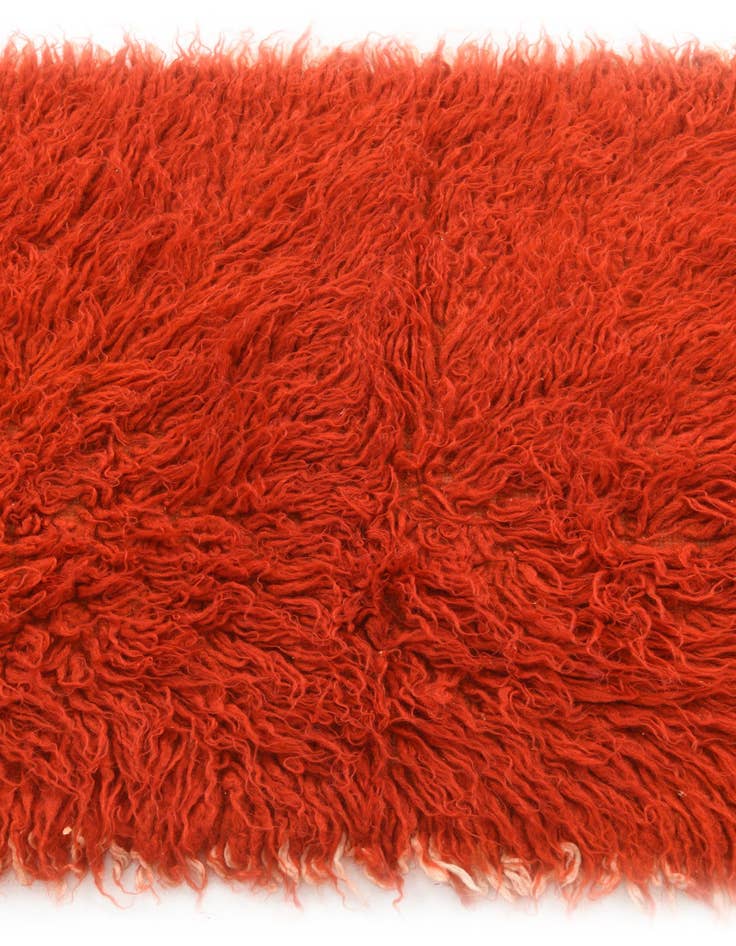 Detail image of 2' 5 x 5' 2  Hand Knotted Moroccan Wool Runner Rug