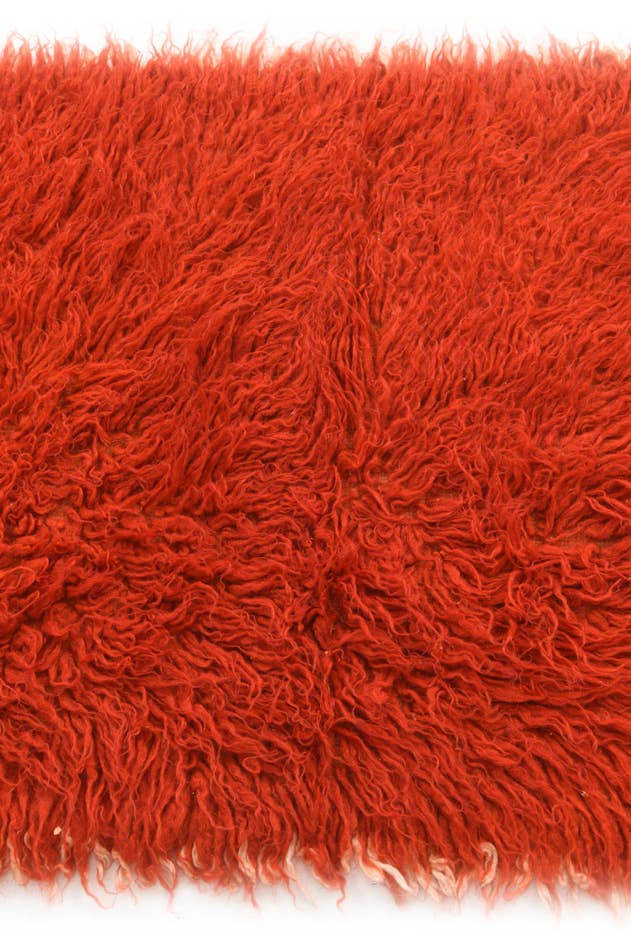 Detail image of 2' 5 x 5' 2 Hand Knotted Moroccan Wool Runner Rug