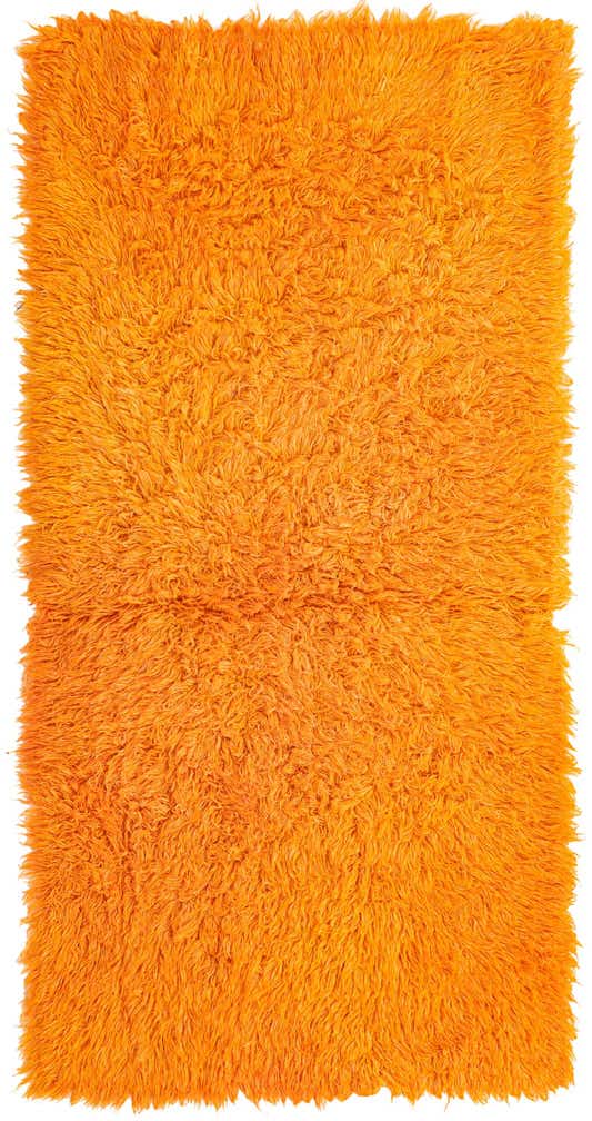 3' 3 x 6' 8 Hand Knotted Moroccan Wool Runner Rug
