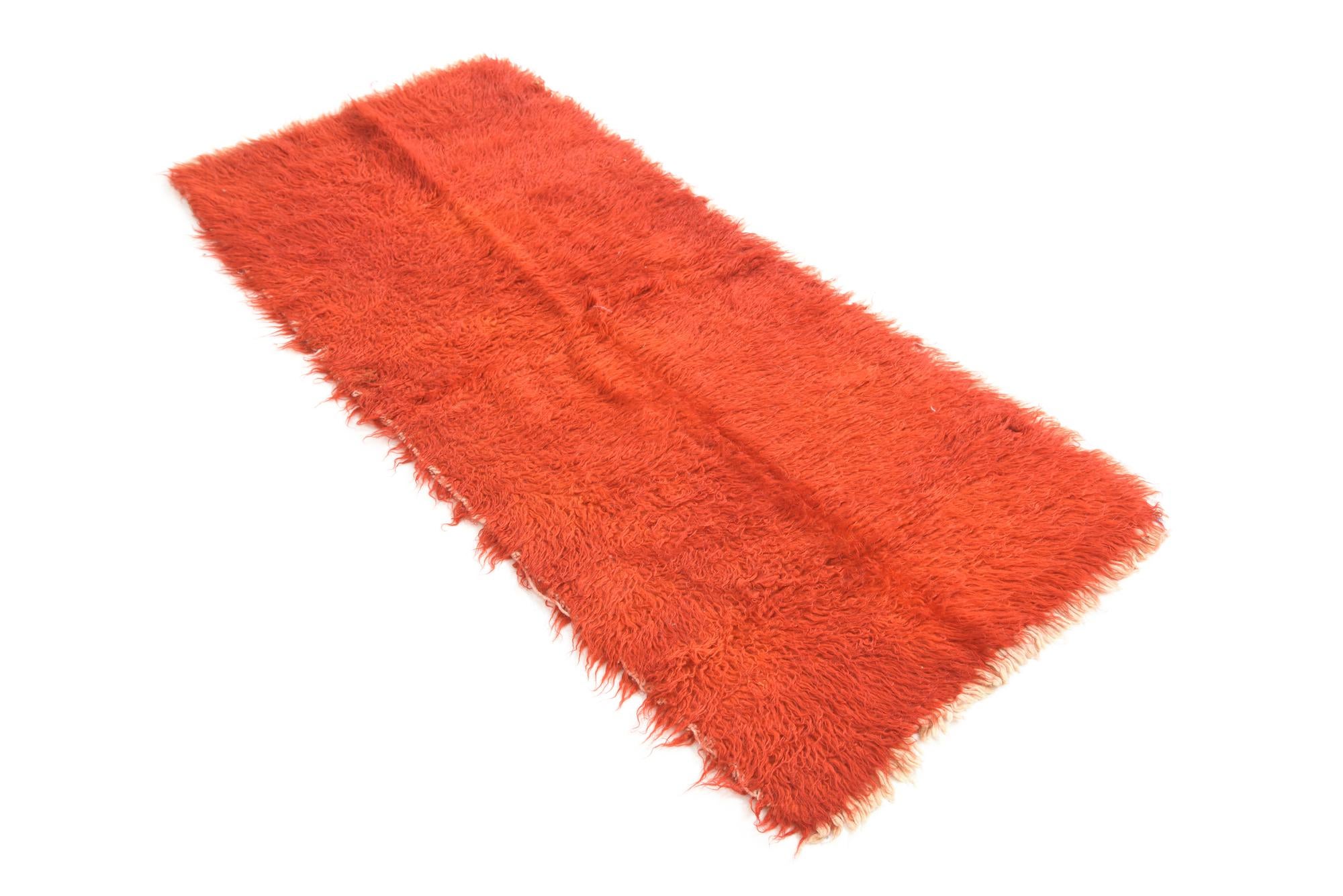 2' 1 x 4' 7 Hand Knotted Moroccan Wool Runner Rug