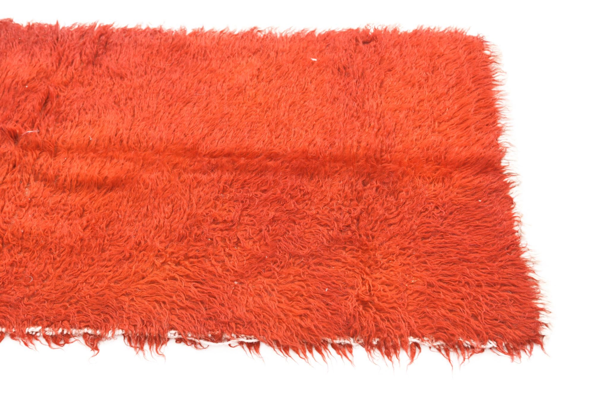 2' 1 x 4' 7 Hand Knotted Moroccan Wool Runner Rug
