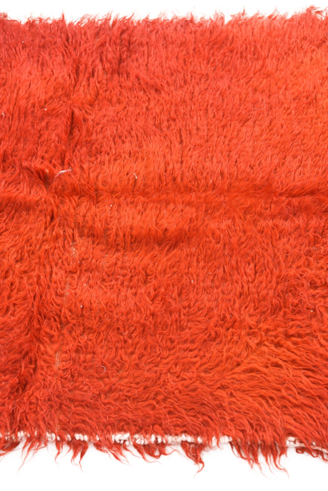 2' 1 x 4' 7 Hand Knotted Moroccan Wool Runner Rug