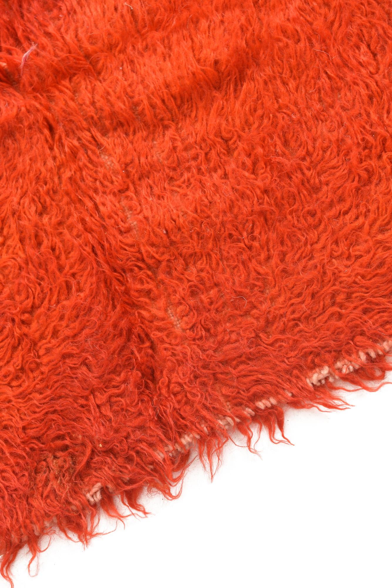 2' 1 x 4' 7 Hand Knotted Moroccan Wool Runner Rug