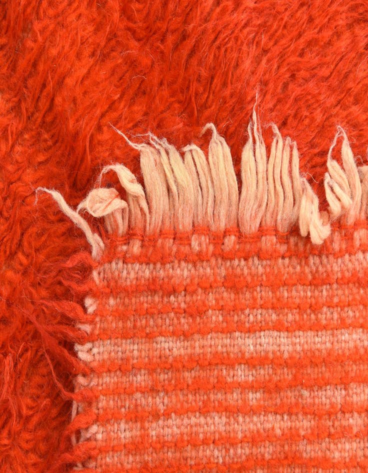 Detail image of 2' 1 x 4' 7  Hand Knotted Moroccan Wool Runner Rug