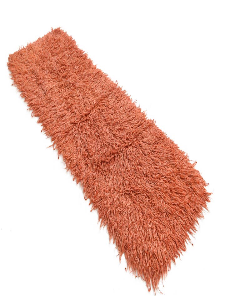 Detail image of 2' 4 x 6' 10  Hand Knotted Moroccan Wool Runner Rug