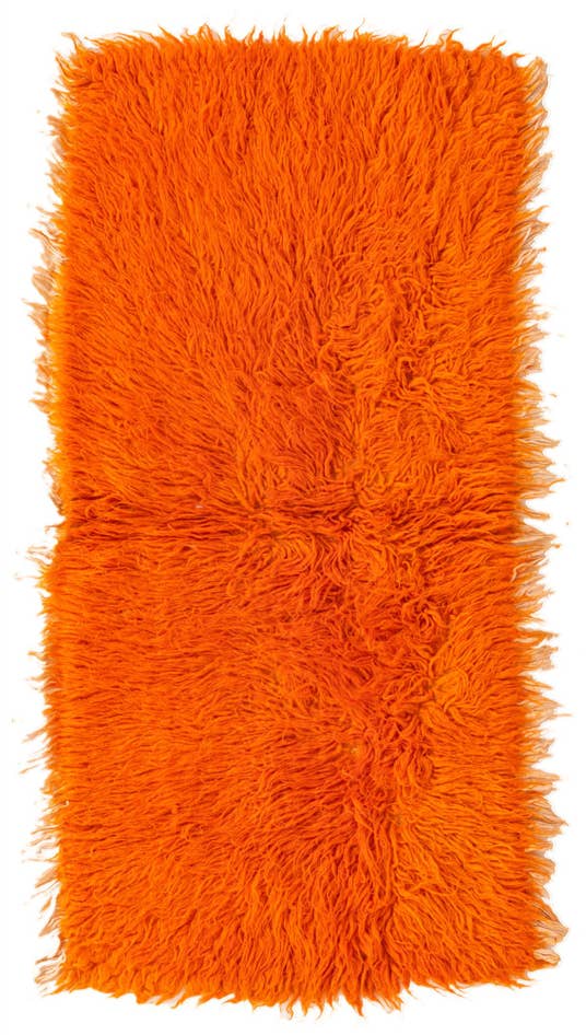 Detailansicht von 60cm x 120cm Handgeknüpft Marokkanisch Wolle Läufer Teppich
