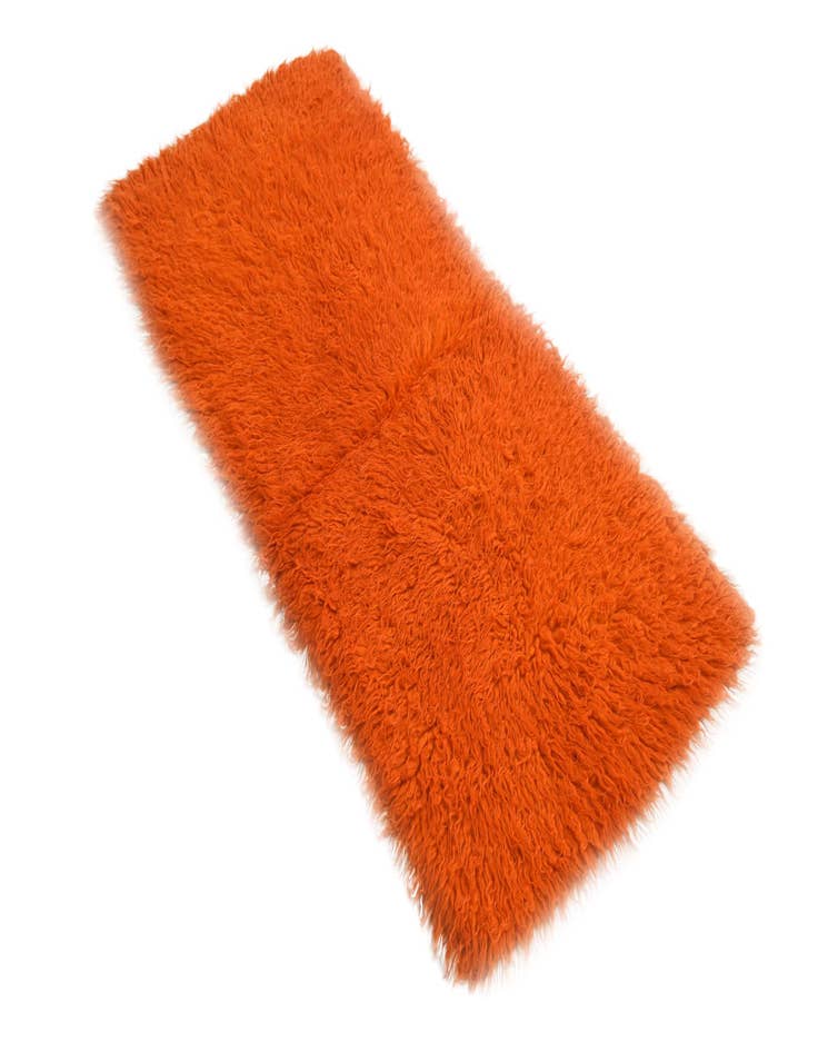 Detail image of 2' 2 x 4' 7  Hand Knotted Moroccan Wool Runner Rug