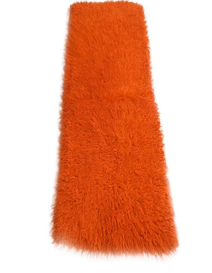 Detail image of 2' 2 x 4' 7  Hand Knotted Moroccan Wool Runner Rug