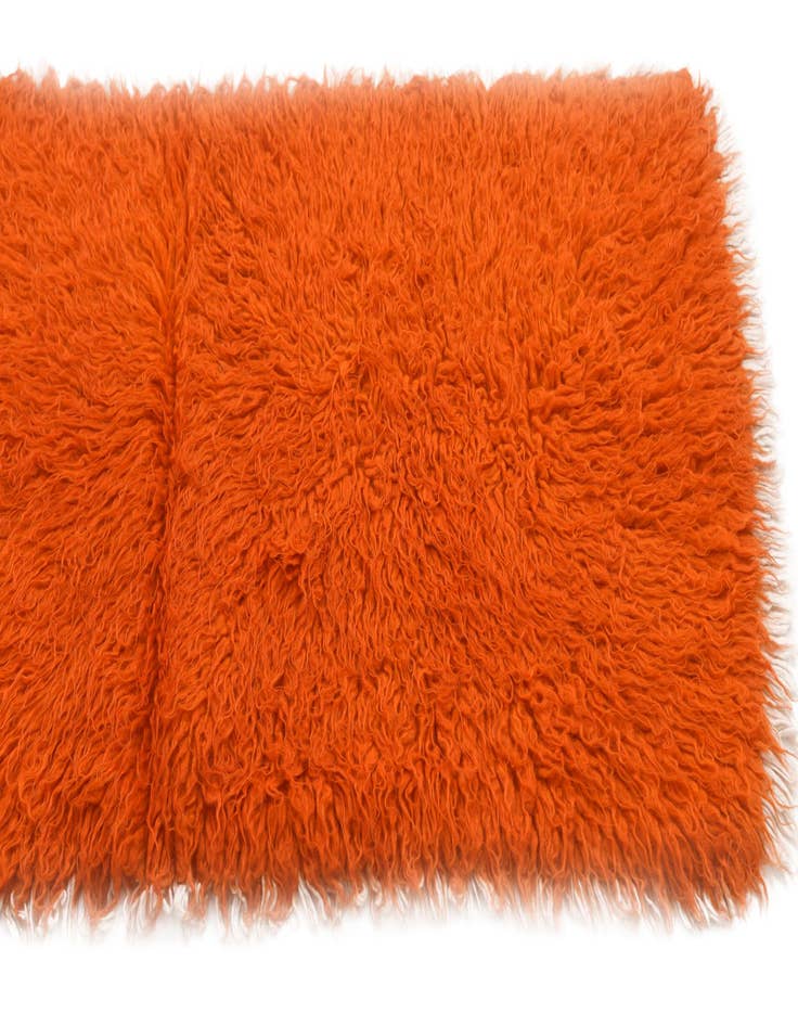 Detail image of 2' 2 x 4' 7  Hand Knotted Moroccan Wool Runner Rug