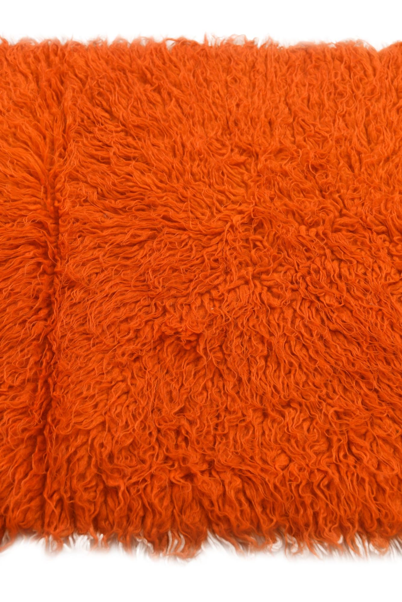 2' 2 x 4' 7 Hand Knotted Moroccan Wool Runner Rug