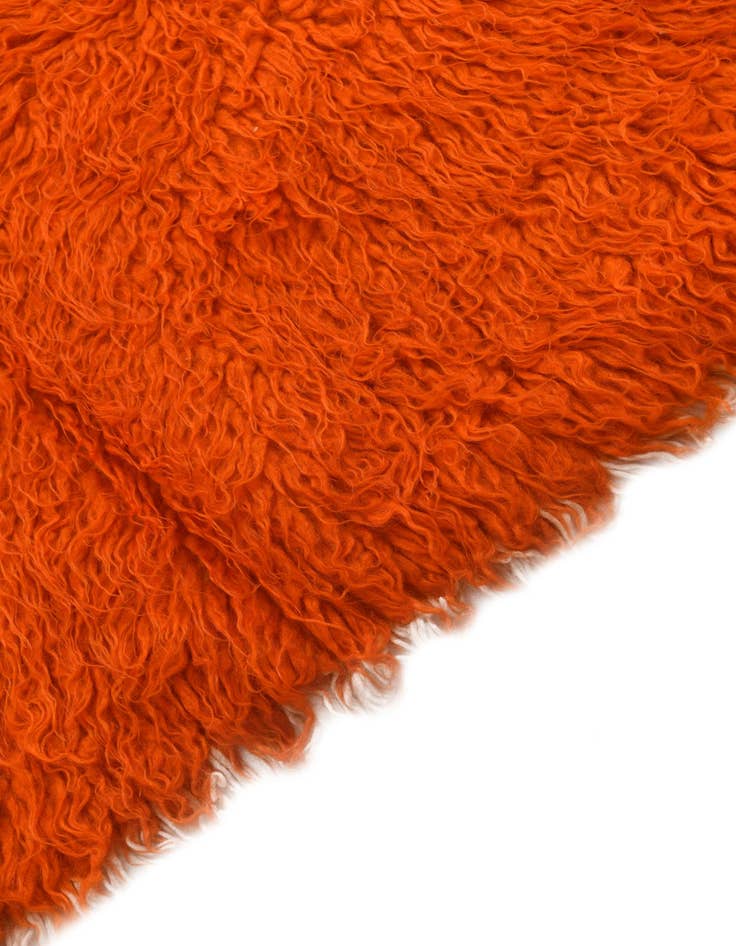 Detail image of 2' 2 x 4' 7  Hand Knotted Moroccan Wool Runner Rug