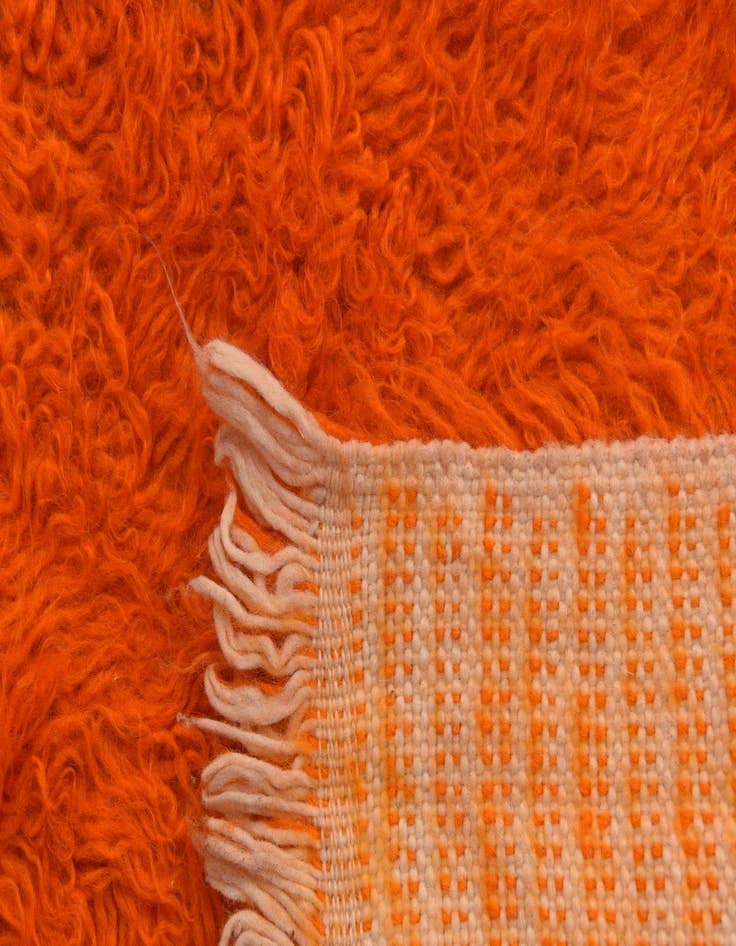 Detail image of 2' 1 x 4'  Hand Knotted Moroccan Wool Runner Rug