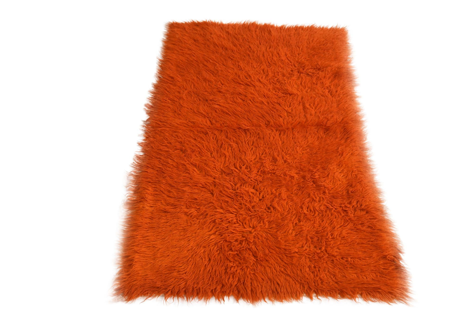 2' 4 x 4' 5 Hand Knotted Moroccan Wool Runner Rug