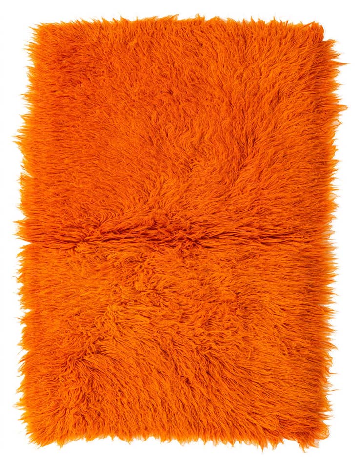 Detail image of 2' 7 x 4' 9 Hand Knotted Moroccan Wool Runner Rug