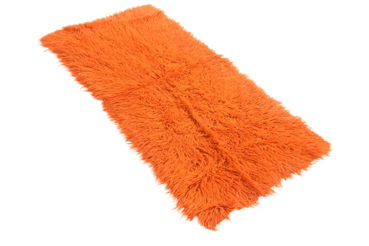 Detail image of 2' 2 x 4' 7 Hand Knotted Moroccan Wool Runner Rug