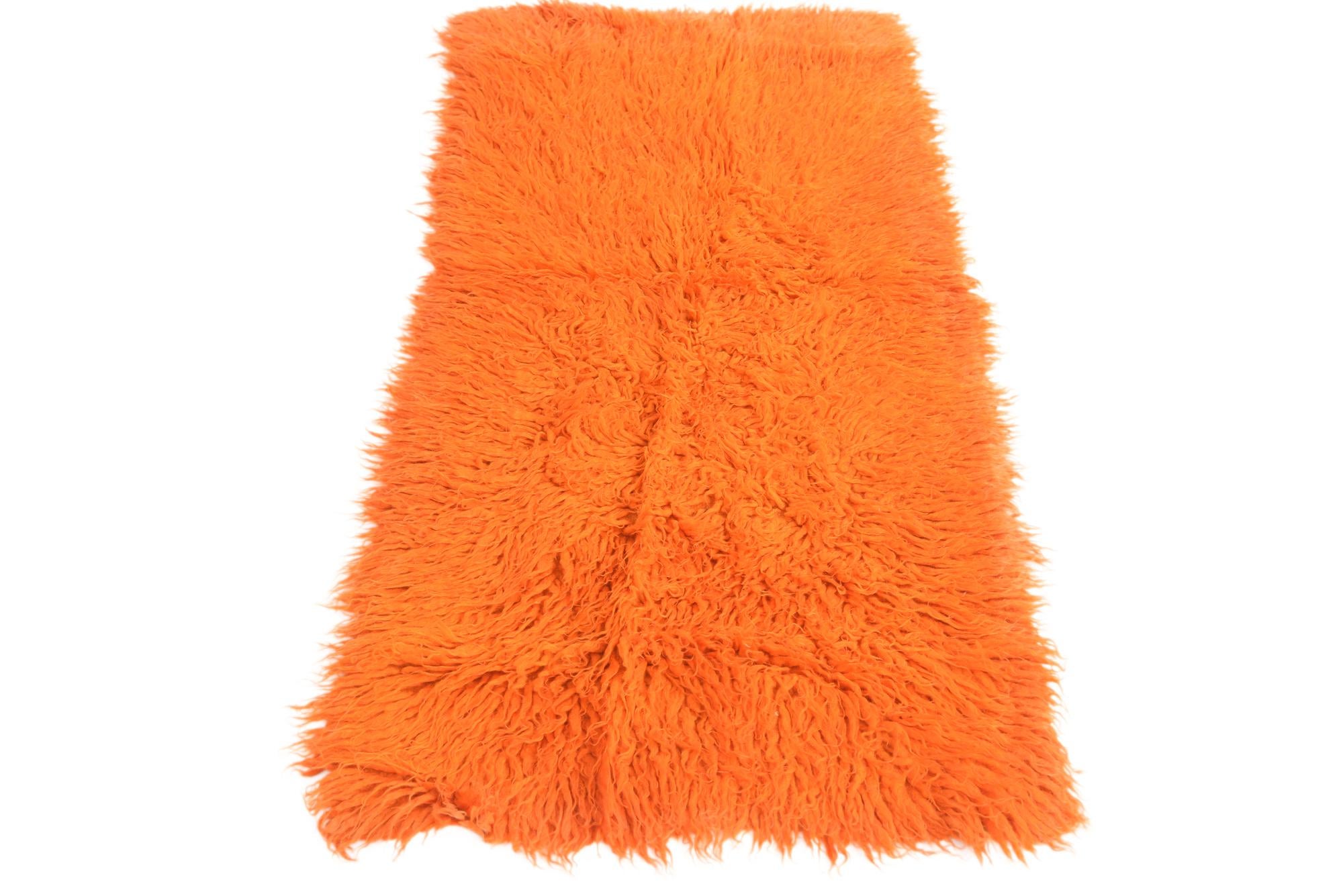 2' 2 x 4' 7 Hand Knotted Moroccan Wool Runner Rug