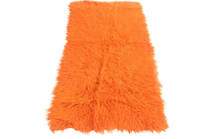 Detail image of 2' 2 x 4' 7 Hand Knotted Moroccan Wool Runner Rug