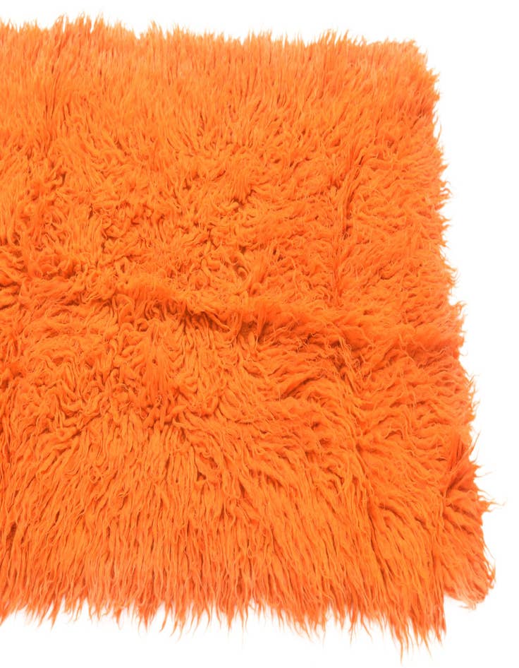 Detail image of 2' 2 x 4' 7 Hand Knotted Moroccan Wool Runner Rug