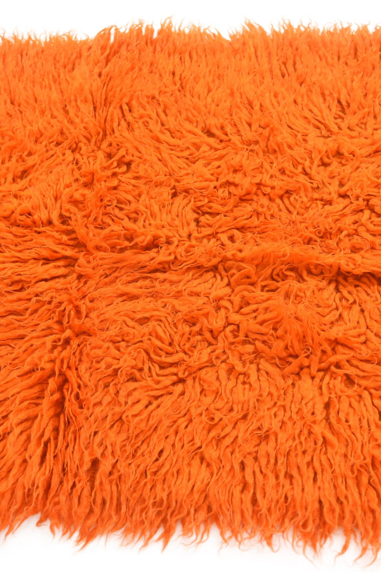 2' 2 x 4' 7 Hand Knotted Moroccan Wool Runner Rug