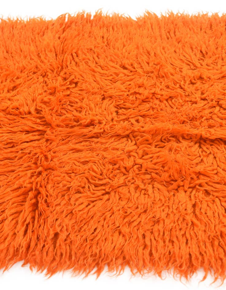 Detail image of 2' 2 x 4' 7 Hand Knotted Moroccan Wool Runner Rug