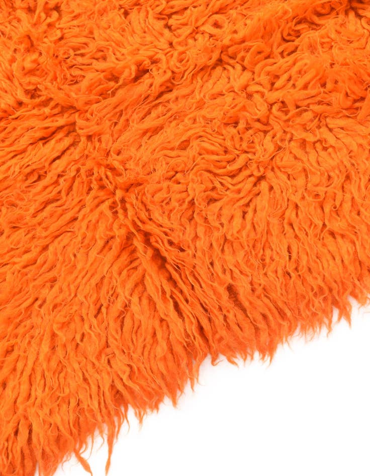 Detail image of 2' 2 x 4' 7 Hand Knotted Moroccan Wool Runner Rug