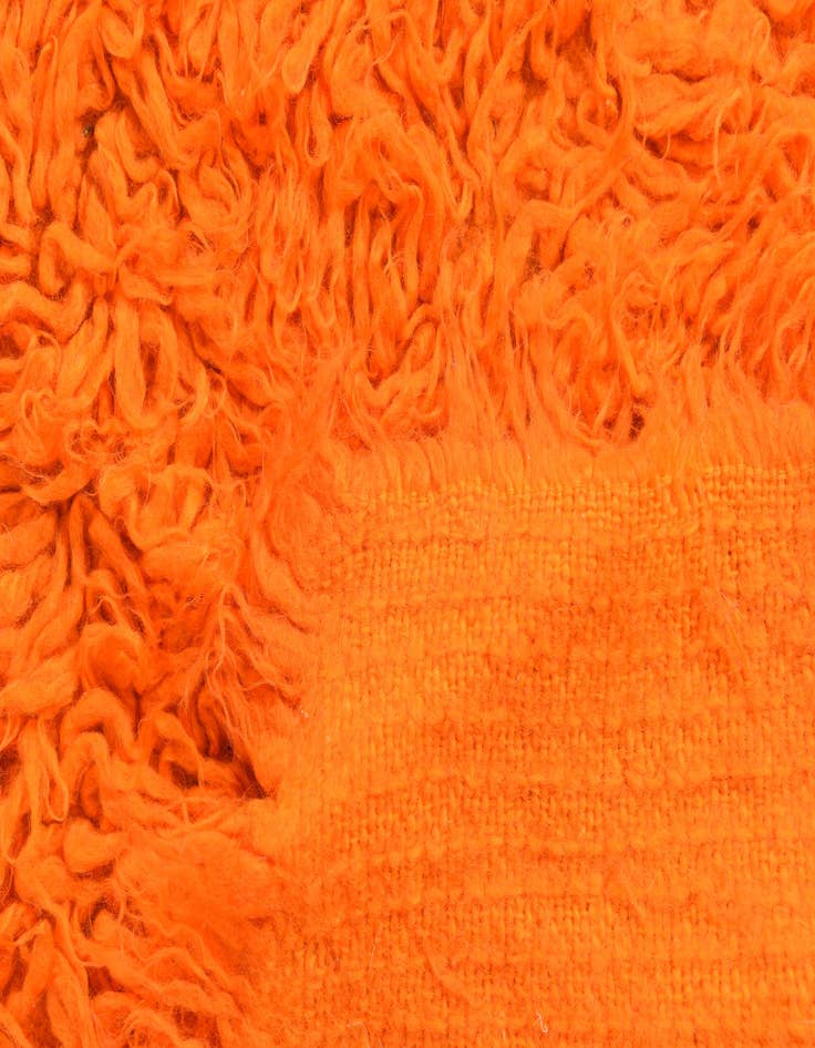 Detail image of 2' 2 x 4' 7  Hand Knotted Moroccan Wool Runner Rug