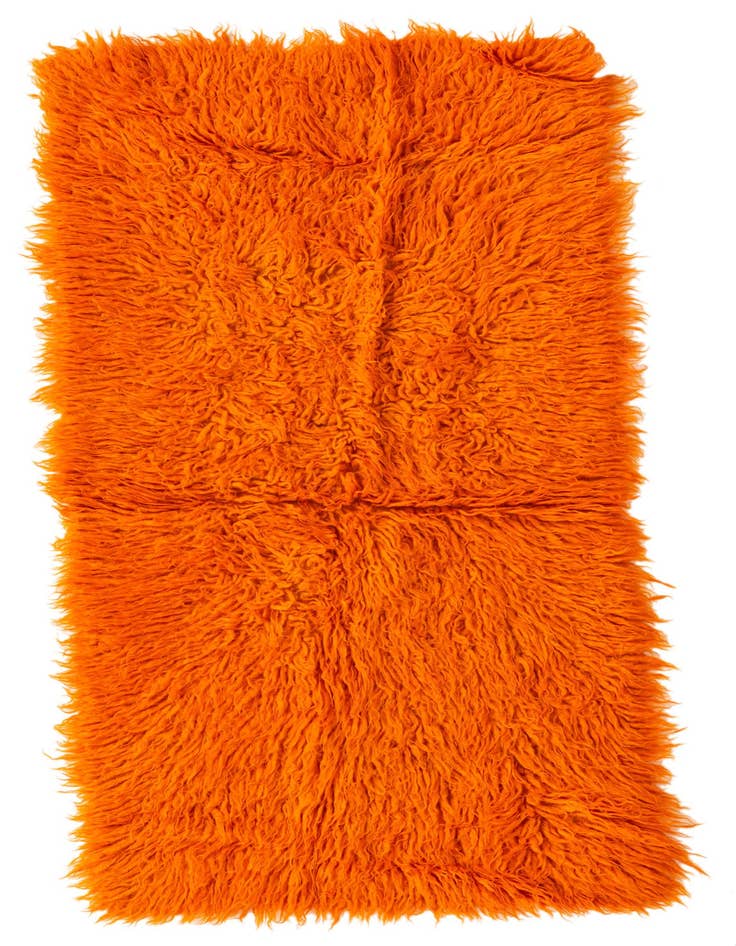 Detail image of 2' 2 x 4' 7 Hand Knotted Moroccan Wool Runner Rug