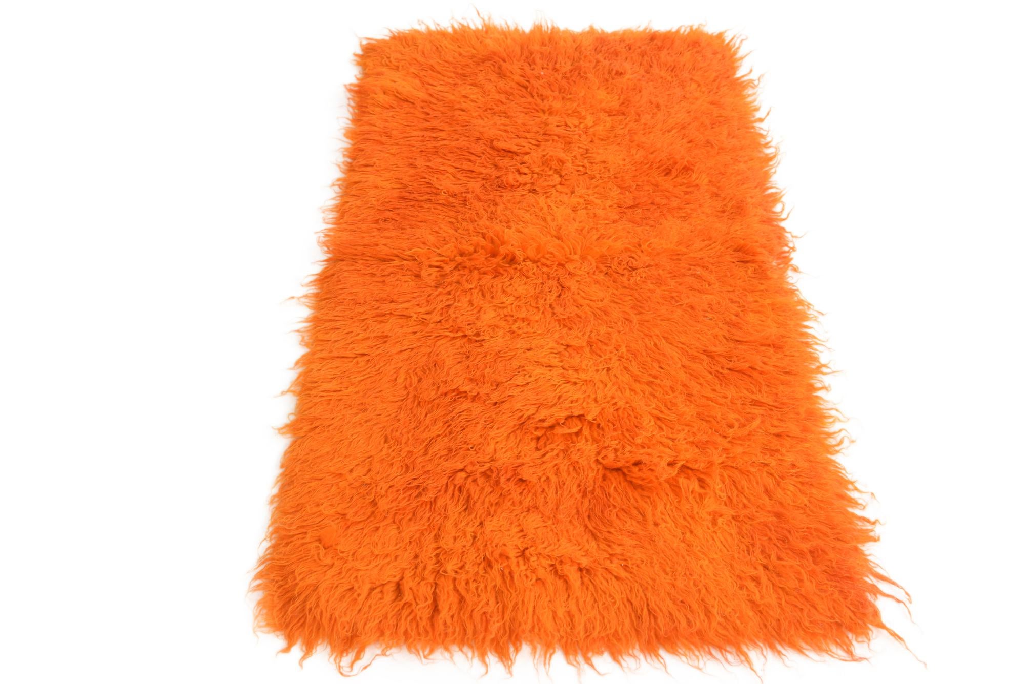 2' 4 x 4' 4 Hand Knotted Moroccan Wool Runner Rug