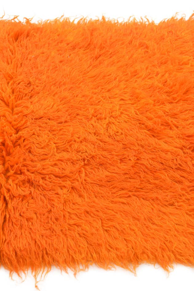 Detail image of 2' 4 x 4' 4 Hand Knotted Moroccan Wool Runner Rug