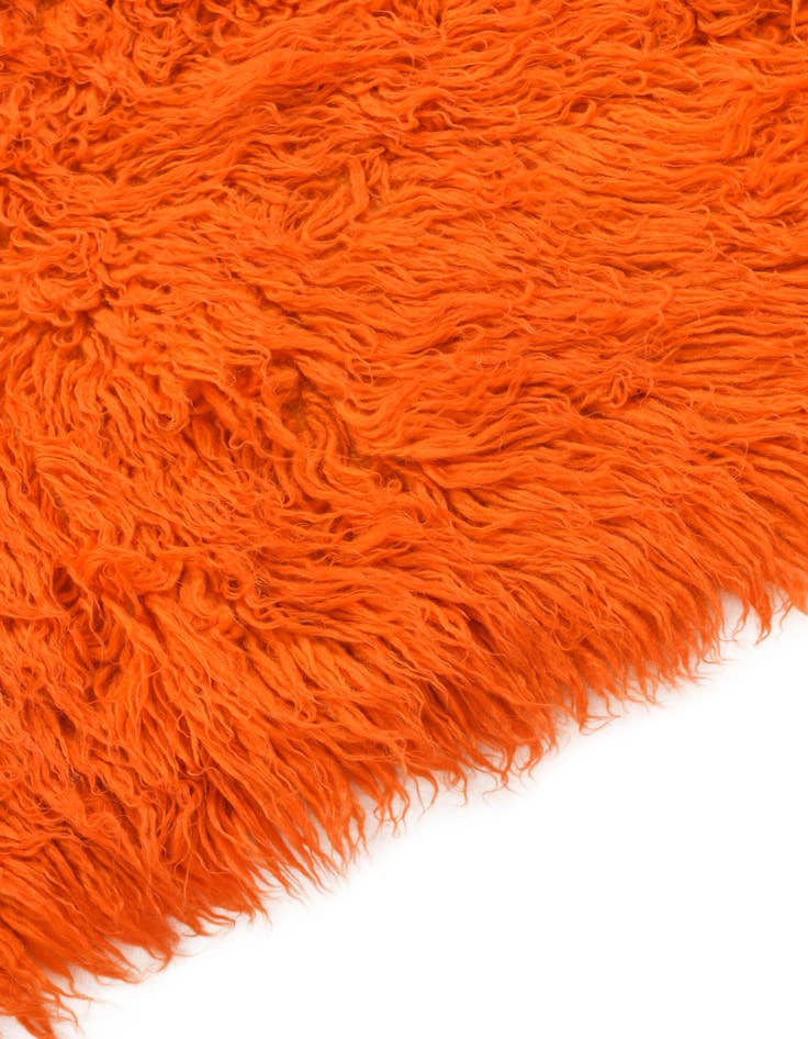 Detail image of 2' 3 x 4' 6  Hand Knotted Moroccan Wool Runner Rug